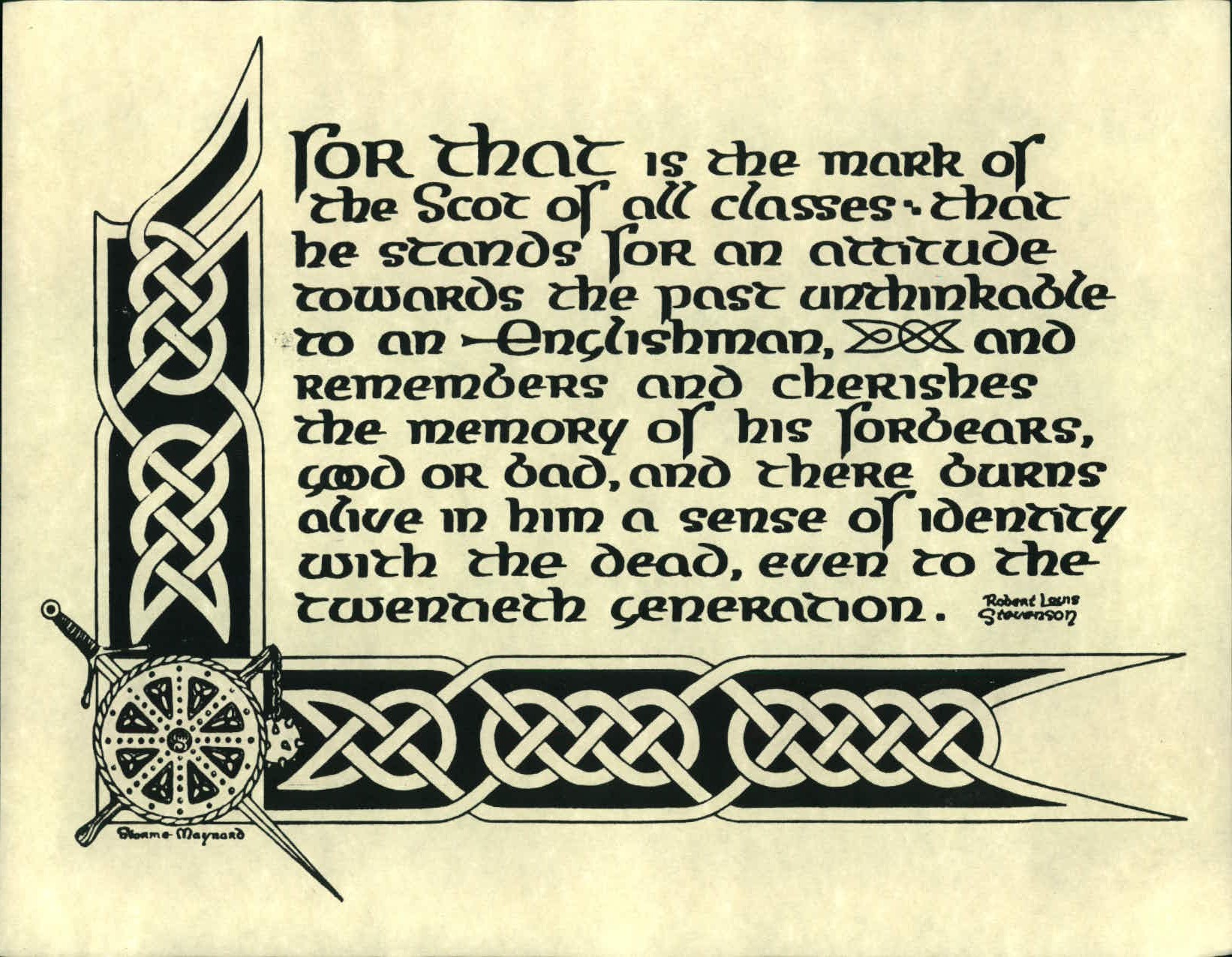 Clan MacKenzie quote